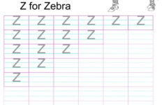 Letter Z Worksheets To Print Activity Shelter