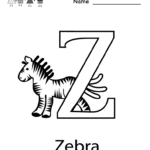 Letter Z Worksheets To Print Activity Shelter