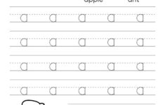 Lowercase Letter A Tracing Worksheets Trace Small Letter A Worksheet