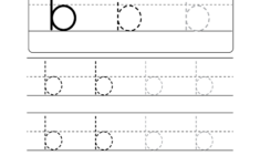 Lowercase Letter b Tracing Worksheet Doozy Moo