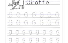 Lowercase Letter G Tracing Worksheets For Preschool Name Tracing