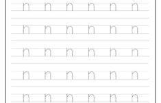 Lowercase Letter N Printable Letter N In 2021 Lower Case Letters