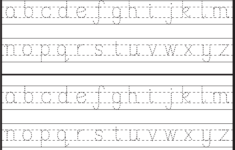 Lowercase Letter Tracing 1 Worksheet FREE Printable Worksheets
