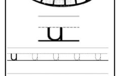 Lowercase Letter U Worksheet Free Printable Preschool And