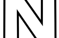 N Blank JPG Alphabet Worksheets Kindergarten Letter N Preschool Letters