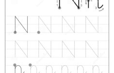 N Letter Tracing AlphabetWorksheetsFree