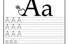 Practice Tracing The Letter A Worksheets 99Worksheets