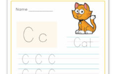 Practice Tracing The Letter C Trace The Letter C In Both Upper And