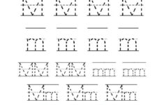 Pre K Tracing Worksheet M Pre K Worksheets Letter H Worksheets