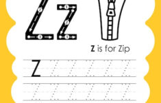 Premium Vector Trace Letter Alphabet Z Exercise With Cartoon