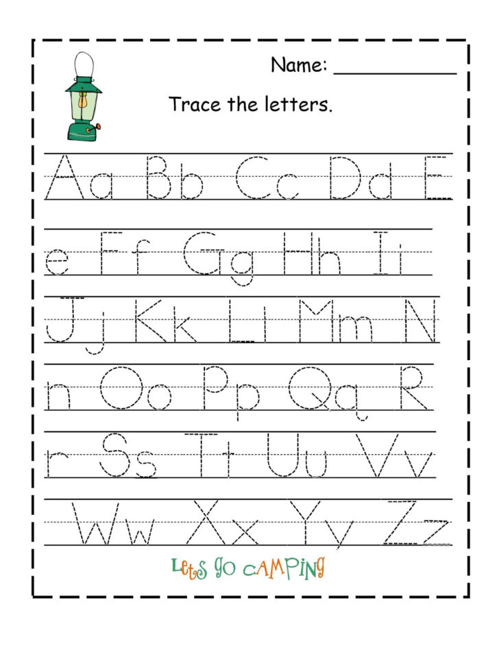 Tracing Letter Templates