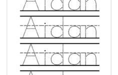 Print Activities Tracing Letters Names TracingLettersWorksheets