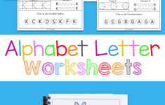 Printable Alphabet Worksheets To Turn Into A Workbook Fun With Mama