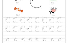 Printable Digital Letter Cc Tracing Handwriting Practice Etsy