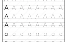 Printable Dotted Letter A Tracing Pdf Worksheet