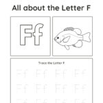 Printable Letter F Uppercase And Lowercase Tracing Sheet For Kids