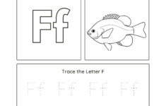 Printable Letter F Uppercase And Lowercase Tracing Sheet For Kids