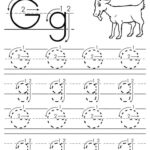 Printable Letter G Tracing Worksheet With Number And Arrow Guides