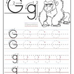 Printable Letter G Tracing Worksheets For Preschool Alphabet