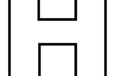 Printable Letter H Outline Print Bubble Letter H Free Printable