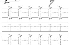 Printable Letter I Tracing Worksheet With Number And Arrow Guides