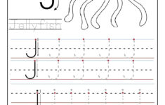 Printable Letter J Tracing Worksheets For Preschool Alphabet