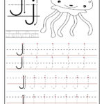 Printable Letter J Tracing Worksheets For Preschool Alphabet