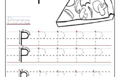 Printable Letter P Tracing Worksheets For Preschool Preschool
