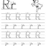 Printable Letter R Tracing Worksheet With Number And Arrow Guides