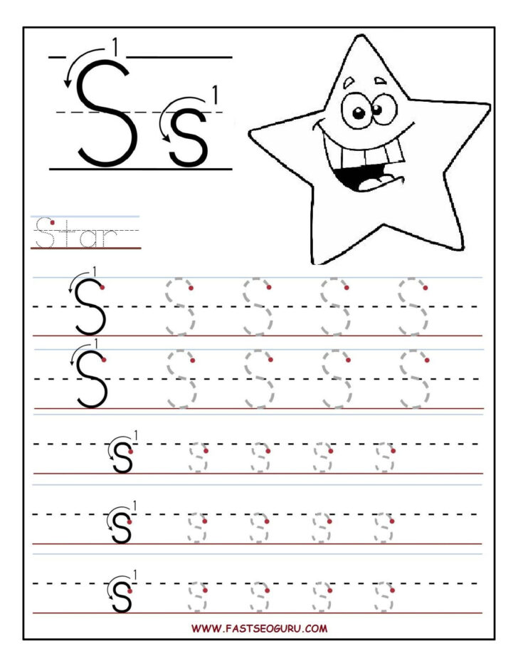Children’s Letter Tracing Worksheets
