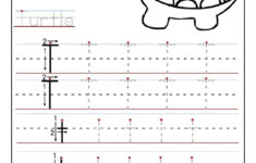 Printable Letter T Tracing Worksheets For Preschool Letter T