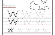 Printable Letter W Tracing Worksheets For Preschool