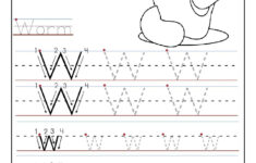 Printable Letter W Tracing Worksheets For Preschool Tracing