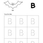 Printable Tracing Letters Capital Letter B For Kids Letter Tracing