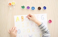 Q tip Letter Tracing Activity Toddler At Play Activities