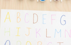 Q tip Letter Tracing Activity Toddler At Play Activities Writing