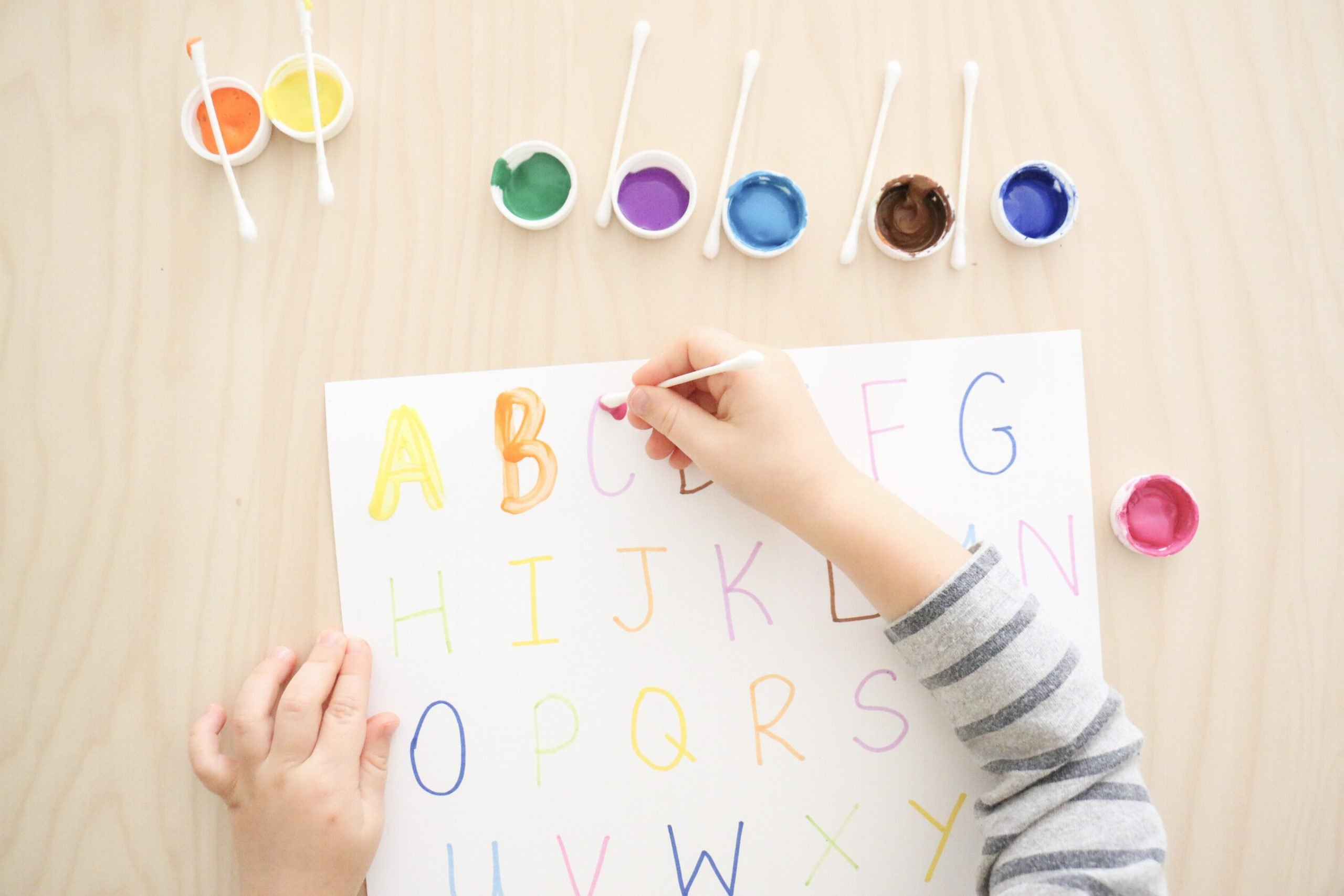 Q tip Letter Tracing Activity Toddler At Play Activities