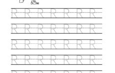 R Tracing Worksheet AlphabetWorksheetsFree