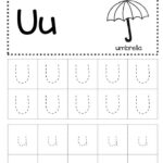 Single Post Tracing Letters Preschool Letter Worksheets For