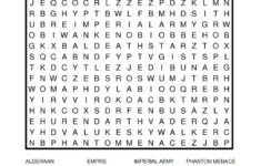 Star Wars Word Search Puzzle 2017 Activity Shelter