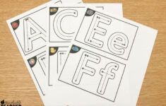 The Easiest Cheapest DIY Alphabet Tracing Book Ever Alphabet Tracing