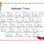 Trace Alphabet Letters For Children Activity Shelter