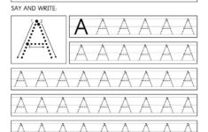 Trace And Write A Capital Letter Alphabet Worksheets Free Alphabet