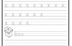 Trace And Write The Lowercase Letter X Worksheet Preschool Crafts