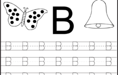 Trace Letter B Worksheets Activity Shelter