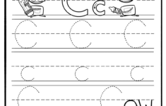 Trace Letter C Worksheets Activity Shelter