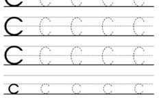 Trace Letter C Worksheets Preschool TracingLettersWorksheets