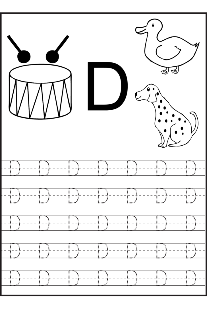Tracing Letter Preschool