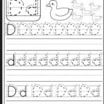 Trace Letter D Worksheets Preschool TracingLettersWorksheets