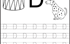 Trace Letter D Worksheets Preschool TracingLettersWorksheets